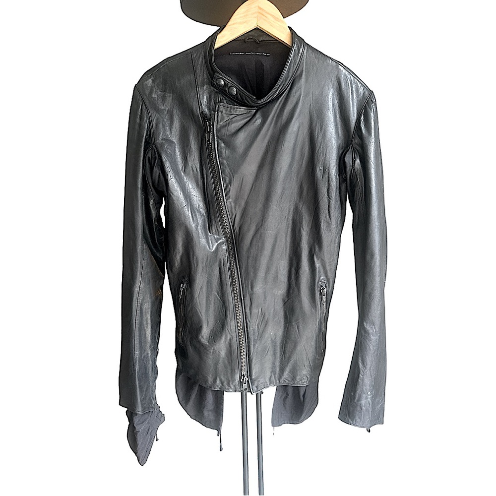 No, No, Yes! Mens' Black Leather Jacket